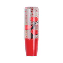 Load image into Gallery viewer, Brand New Universal 150mm Sakura Red Glitter Rose Flowers Manual Car Gear Stick Shift Knob M8 M10 M12