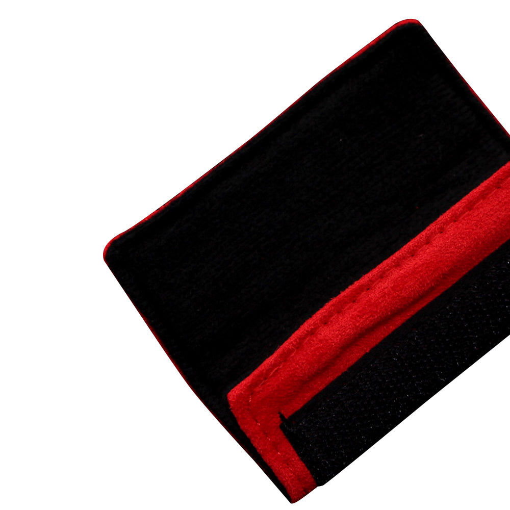 BRAND NEW UNIVERSAL JDM Recaro Red Suede Roof Safety Handle Ceiling Handrail Cover Pull Handle Racing