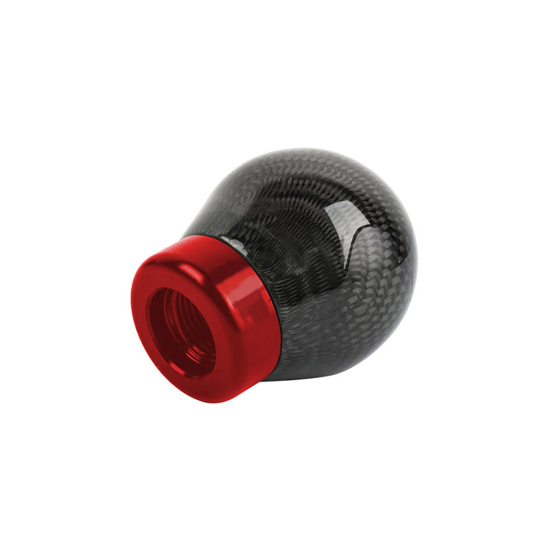 Brand New Universal Real Carbon Fiber Black Round Ball Manual Car Racing Gear Shift Knob Shifter M12 M10 M8