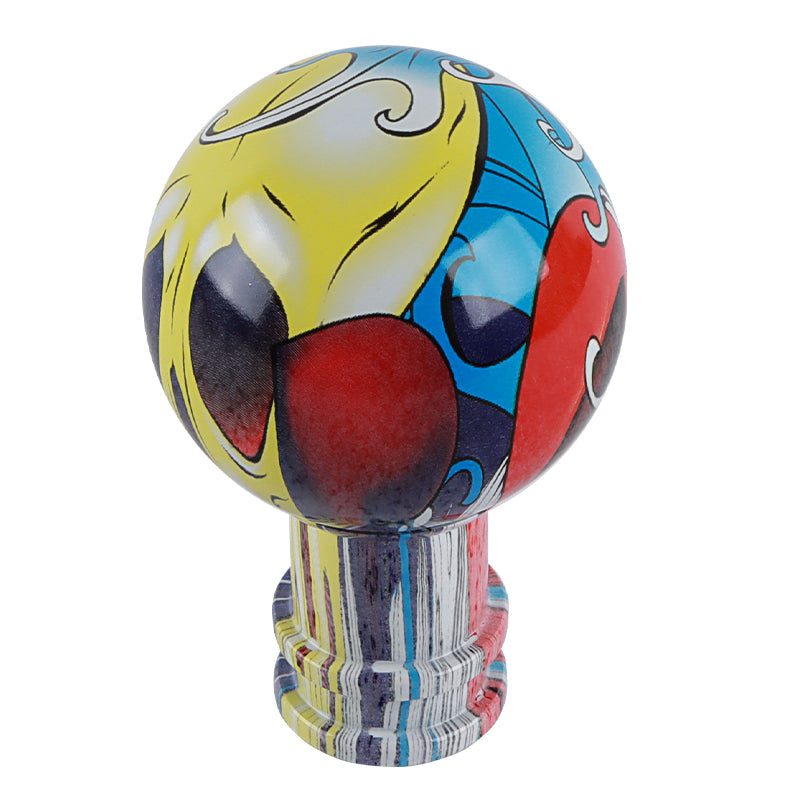 Brand New JDM Stickerbomb V2 Design Universal Round Ball Car Racing Shift Knob Manual Gear Shift Knob Shifter M12 M10 M8