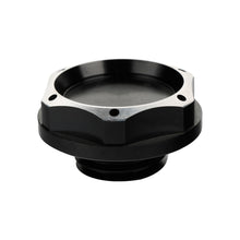 Load image into Gallery viewer, Brand New Nissan Black Engine Oil Cap With Real Carbon Fiber Silver Nismo Sticker Emblem