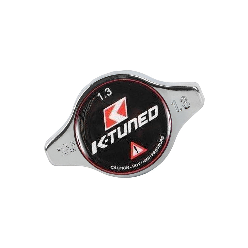 Brand New JDM 1.3bar 9mm K-TUNED Chrome Racing Cap High Pressure Radiator Cap For Universal