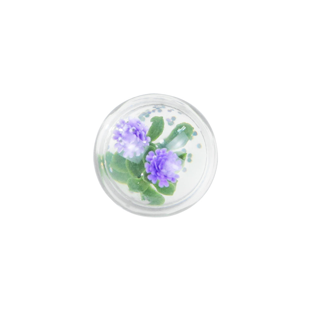 Brand New Acrylic Clear Crystal Purple Flower Long Shift Knob Manual Gear Transmission Shifter M8 M10 M12