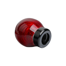 Load image into Gallery viewer, Brand New Universal Real Carbon Fiber Red Round Ball Manual Car Racing Gear Shift Knob Shifter M12 M10 M8