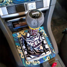 Load image into Gallery viewer, BRAND NEW UNIVERSAL MOMO ULTRA GRAFFITI SUEDE LEATHER MANUEL GEAR STICK SHIFT KNOB M8 M10 M12 M11 M12