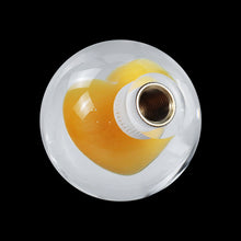 Load image into Gallery viewer, Brand New Universal Round Ball Heart Yellow Crystal Clear Manual Gear Shift Knob Shifter M8 M10 M12