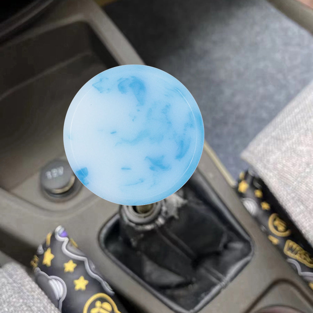 Brand New Universal JDM BLUE 6CM Marble Style Stick Automatic Transmission Racing Gear Shift Knob