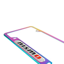 Load image into Gallery viewer, Brand New Universal 1PCS Nismo Neo Chrome Metal License Plate Frame