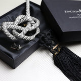 BRAND NEW UNIVERSAL VIP JUNCTION PRODUCE INTERIOR BLACK FUSA CHARM WITH SILVER KNOT