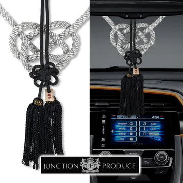 BRAND NEW UNIVERSAL VIP JUNCTION PRODUCE INTERIOR BLACK FUSA CHARM WITH SILVER KNOT