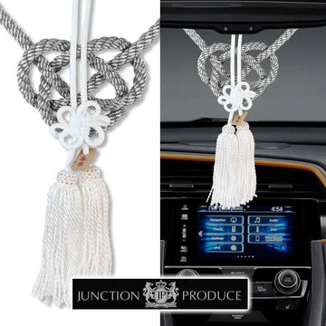 BRAND NEW UNIVERSAL VIP JUNCTION PRODUCE INTERIOR WHITE FUSA CHARM WITH SILVER KNOT