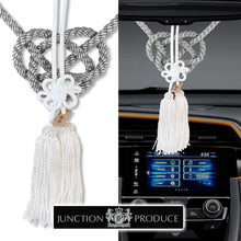 Load image into Gallery viewer, BRAND NEW UNIVERSAL VIP JUNCTION PRODUCE INTERIOR WHITE FUSA CHARM WITH SILVER KNOT