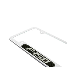 Load image into Gallery viewer, Brand New Universal 1PCS F-150 Silver Metal License Plate Frame