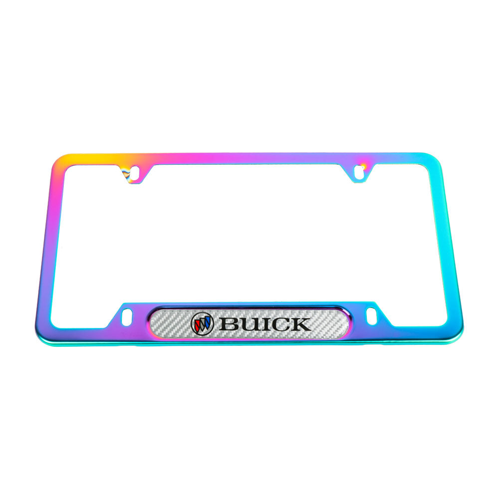 Brand New Universal 1PCS Buick Neo Chrome Metal License Plate Frame