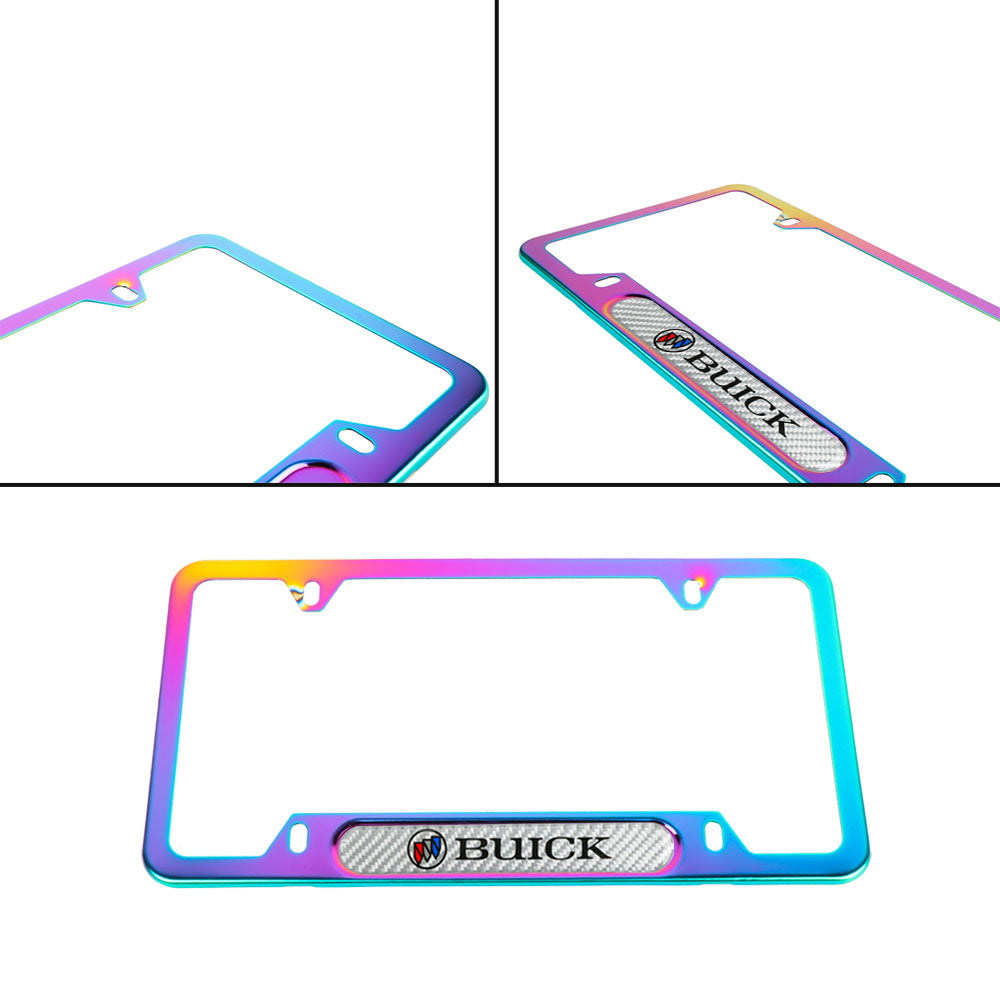 Brand New Universal 1PCS Buick Neo Chrome Metal License Plate Frame