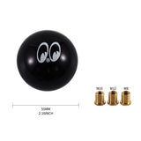 BRAND NEW UNIVERSAL JDM MOON EYE BALL Black Manual Gear Stick Shift Knob Lever Shifter M8 M10 M12