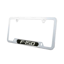 Load image into Gallery viewer, Brand New Universal 1PCS F-150 Silver Metal License Plate Frame