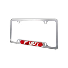 Load image into Gallery viewer, Brand New Universal 2PCS FORD F-150 Chrome Metal License Plate Frame