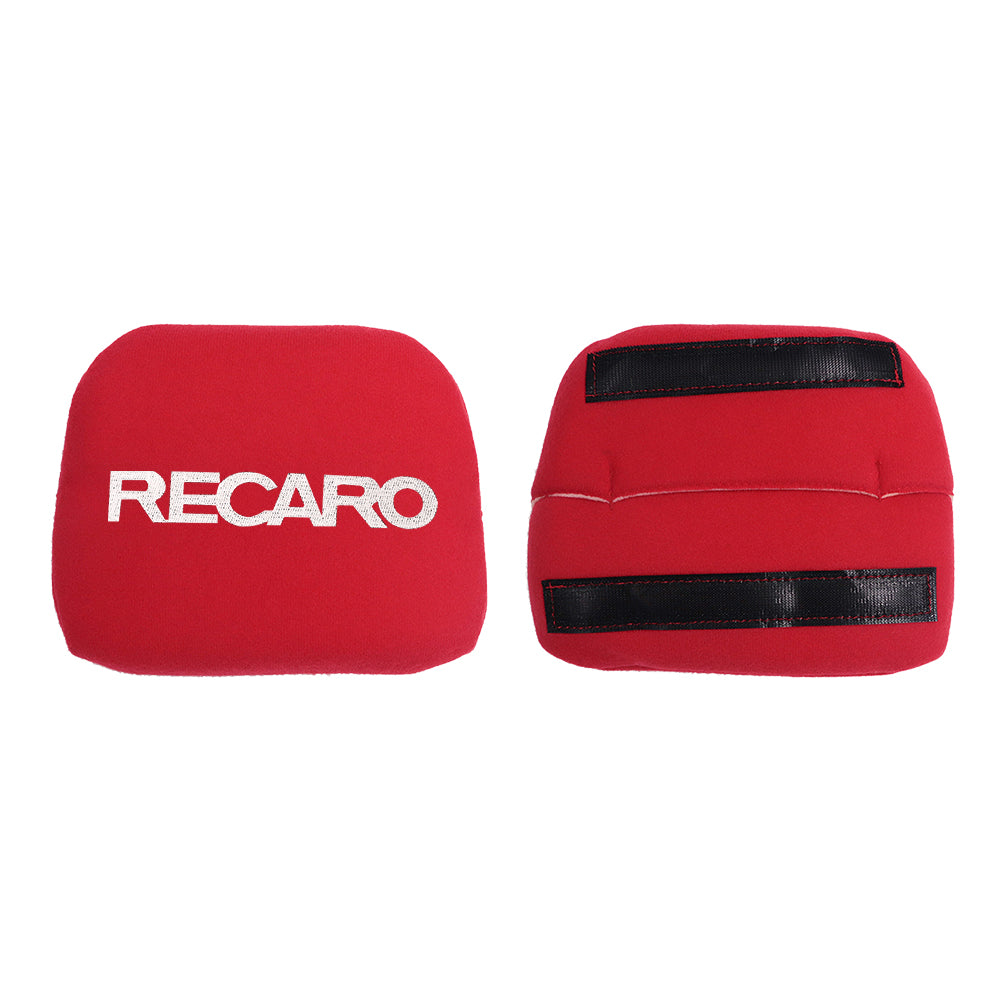 BRAND NEW 1PCS JDM RECARO Racing Red Tuning Pad For Head Rest Cushion Bucket Seat Racing