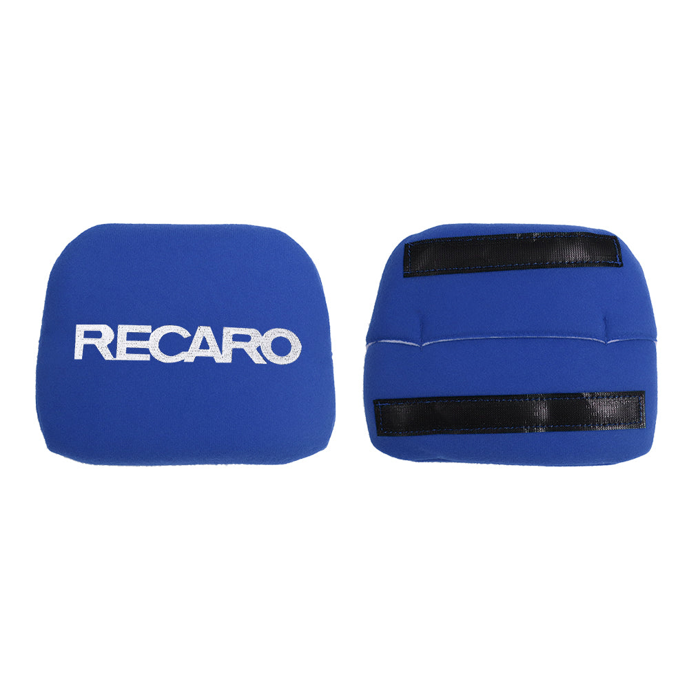 BRAND NEW 1PCS JDM RECARO Racing Blue Tuning Pad For Head Rest Cushion Bucket Seat Racing