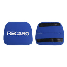 Load image into Gallery viewer, BRAND NEW 1PCS JDM RECARO Racing Blue Tuning Pad For Head Rest Cushion Bucket Seat Racing