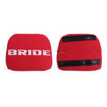 Load image into Gallery viewer, BRAND NEW 1PCS JDM BRIDE Racing Red Tuning Pad For Head Rest Cushion Bucket Seat Racing