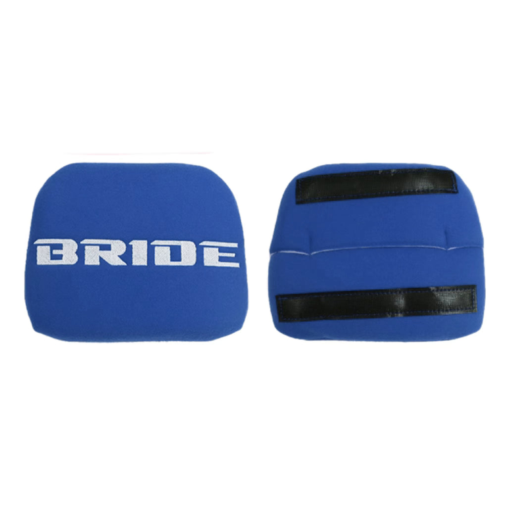 BRAND NEW 1PCS JDM BRIDE Racing Blue Tuning Pad For Head Rest Cushion Bucket Seat Racing