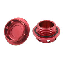 Load image into Gallery viewer, Brand New JDM Red Aluminum Engine Oil Fuel Filler Cap Billet For Toyota