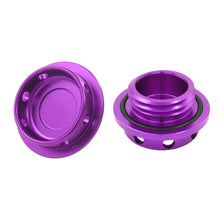 Load image into Gallery viewer, Brand New JDM Purple Aluminum Engine Oil Fuel Filler Cap Billet For Nissan