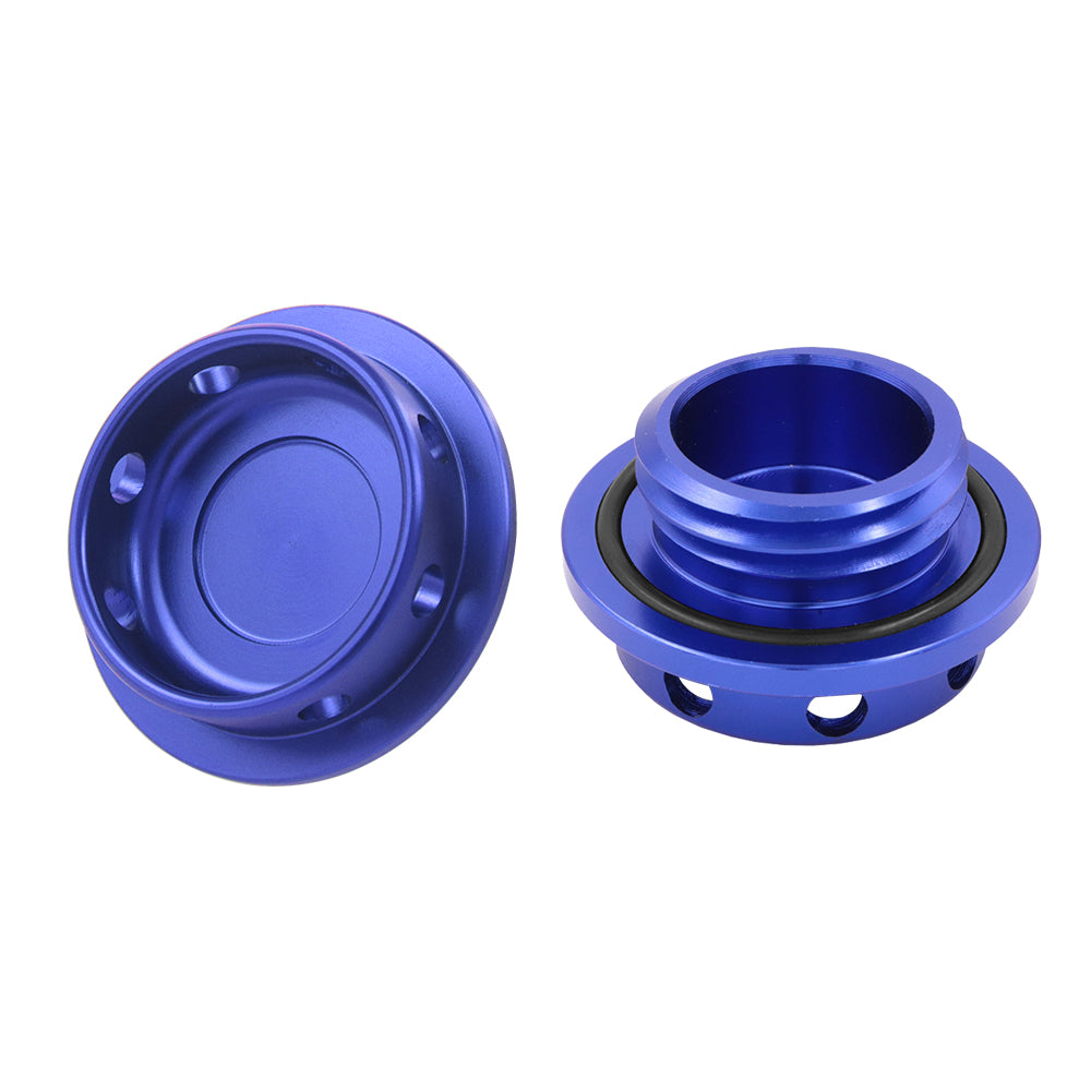 Brand New JDM Blue Aluminum Engine Oil Fuel Filler Cap Billet For Subaru