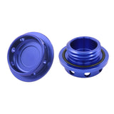 Brand New JDM Blue Aluminum Engine Oil Fuel Filler Cap Billet For Subaru