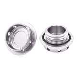 Brand New JDM Silver Aluminum Engine Oil Fuel Filler Cap Billet For Subaru