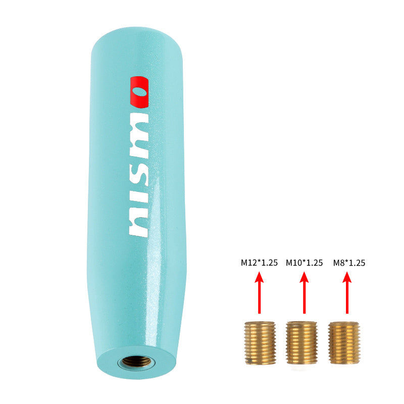 Brand New Universal 15CM NISMO Pearl Teal Long Stick Manual Car Gear Shift Knob Shifter M8 M10 M12