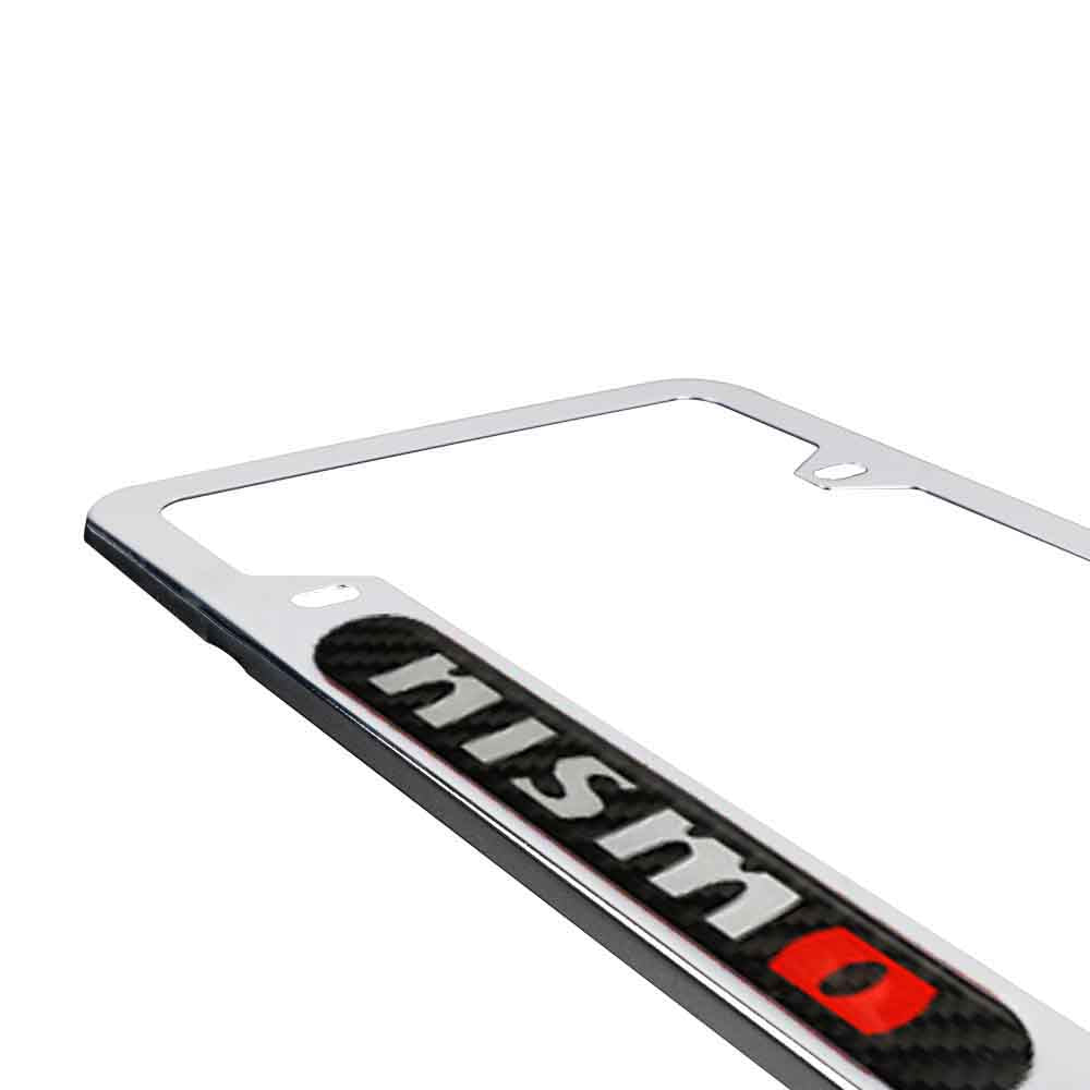 Brand New Universal 1PCS Nismo Chrome Metal License Plate Frame