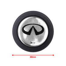 Load image into Gallery viewer, Brand New Universal Infiniti Car Horn Button Black Steering Wheel Center Cap