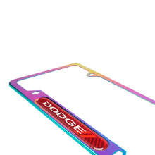 Load image into Gallery viewer, Brand New Universal 1PCS Dodge Neo Chrome Metal License Plate Frame