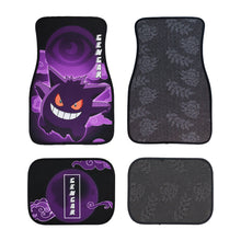 Load image into Gallery viewer, Brand New 4PCS UNIVERSAL POKEMON GENGAR Fabric Car Floor Mats Interior Carpets