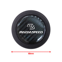 Load image into Gallery viewer, Brand New Universal Mazdaspeed Car Horn Button Black Steering Wheel Center Cap