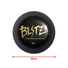 Load image into Gallery viewer, Brand New Universal Blitz Car Horn Button Black Steering Wheel Center Cap