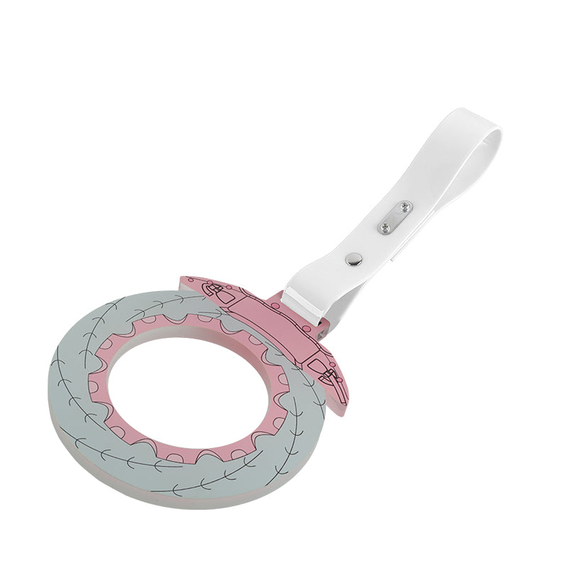 Brand New Brake Rotors Pink TSURIKAWA Ring Subway Train Bus Handle White Strap Charm Drift