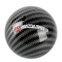 Load image into Gallery viewer, BRAND NEW UNIVERSAL MAZDASPEED JDM Aluminum Carbon Fiber Style Round Ball Manual Gear Stick Shift Knob Universal M8 M10 M12