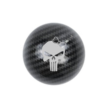 Load image into Gallery viewer, BRAND NEW UNIVERSAL JDM THE PUNISHER CHIC GIRL Aluminum Carbon Fiber Style Round Ball Manual Gear Stick Shift Knob M8 M10 M12