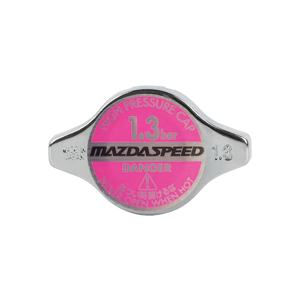 Brand New JDM 1.3bar 9mm MAZDASPEED Chrome Racing Cap High Pressure Radiator Cap For Universal