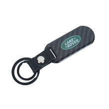 Load image into Gallery viewer, Brand New Universal 100% Real Carbon Fiber Keychain Key Ring For Land Rover