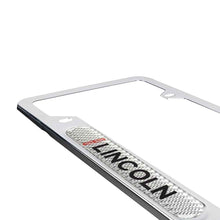 Load image into Gallery viewer, Brand New Universal 1PCS Lincoln Chrome Metal License Plate Frame