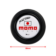 Load image into Gallery viewer, Brand New Universal Momo Car Horn Button Black Steering Wheel Center Cap W/Packaging