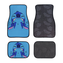 Load image into Gallery viewer, Brand New 4PCS UNIVERSAL Disney Stitch Fabric Car Floor Mats Interior Carpets