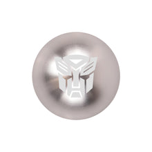 Load image into Gallery viewer, BRAND NEW UNIVERSAL JDM AUTOBOT TRANSFORMERS Aluminum Silver Round Ball Manual Gear Stick Shift Knob M8 M10 M12