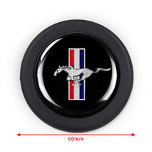 Load image into Gallery viewer, Brand New Universal Ford Mustang Car Horn Button Black Steering Wheel Horn Button Center Cap