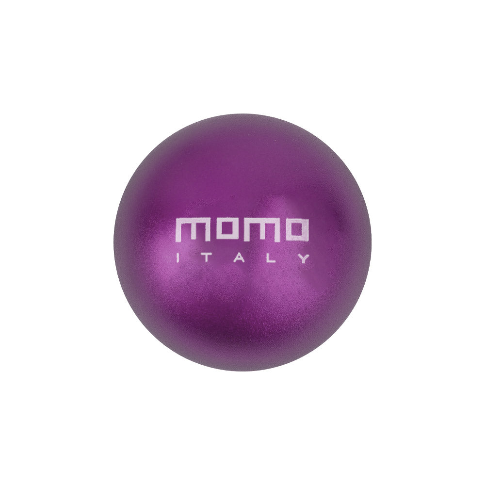 BRAND NEW UNIVERSAL MOMO Racing Universal Purple Aluminum Round Shift Knob Lever Knob M8 M10 M12